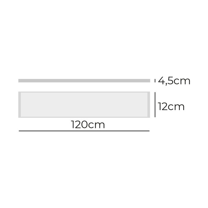 Edm Regleta LED 48W 4000K Luz Día 4800lm Blanco Edm Regleta LED 48W 4000K Luz Día 4800lm Blanco
