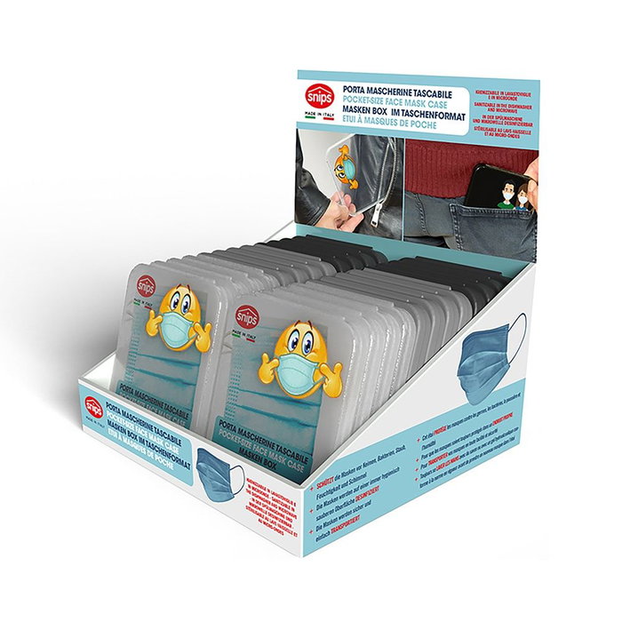 Snips Porta mascarillas pocket 11 x 12,4 x 1,2 cm Colores Surtidos