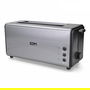 Tostadora de doble ranura larga cromada 1400w 37x15,5x18,5cm edm