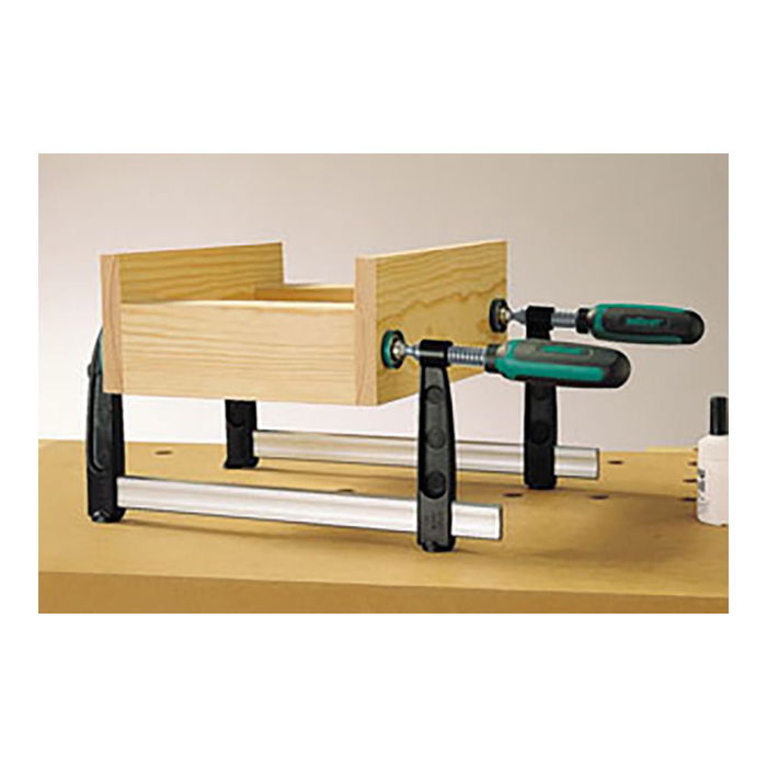 Wolfcraft Sargento de tornillo 50-200 largo 50 mm Profesional / doméstico Acero Verde