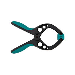 Wolfcraft Pinza de Resorte Profesional 1 Pulg FZ 40 mm Metal / PVC Verde