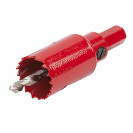 Wolfcraft Sierra de corona bimetal con adaptador y broca piloto Ø29 mm