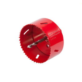 Wolfcraft Sierra de corona bimetal con adaptador y broca piloto Ø83 mm