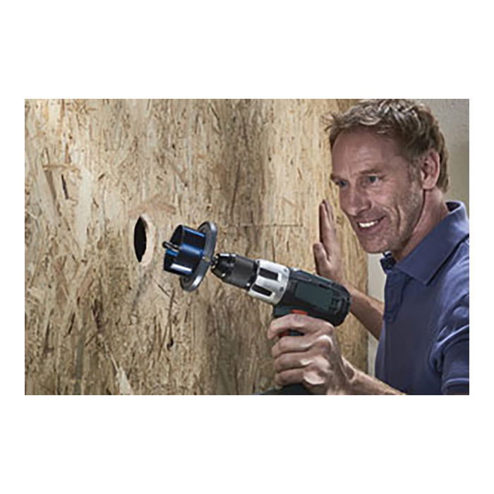 Wolfcraft Sierra de Corona con Broca Central 8 mm y Diámetros Ø60/68/74/81/95 mm