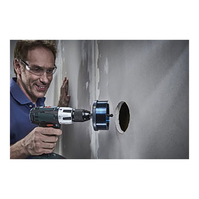 Wolfcraft Sierra de Corona con Broca Central 8 mm y Diámetros Ø60/68/74/81/95 mm