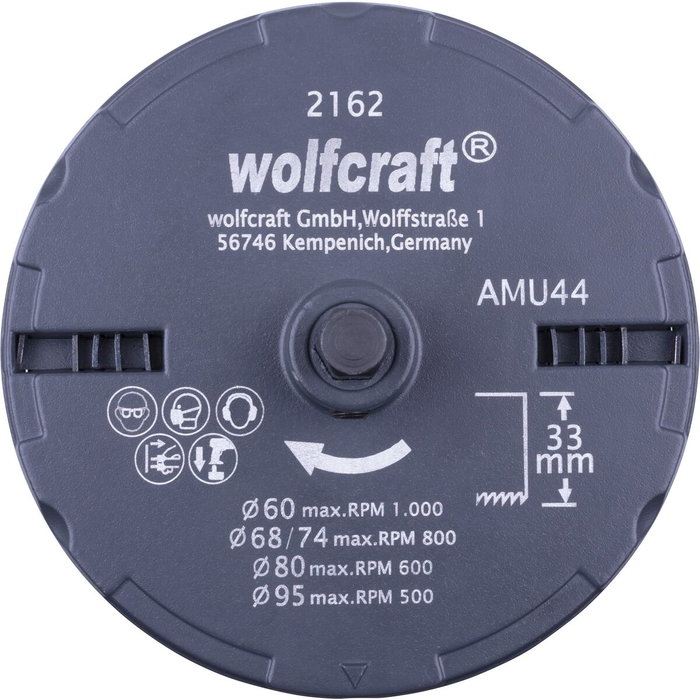Wolfcraft Sierra de corona con broca central de 8 mm y 5 láminas Wolfcraft Sierra de corona con broca central de 8 mm y 5 láminas