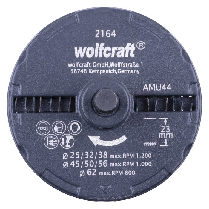 Wolfcraft Sierra de corona con broca central de 8 mm y 7 láminas