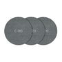 Wolfcraft Tejidos de rejilla adherentes de carburo de silicio Ø125 mm, grano 80/120/220, pack de 5 unidades