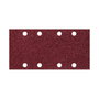 Wolfcraft Hojas de lijar adhesivas de corindón perforadas, grano 120, 10 uds