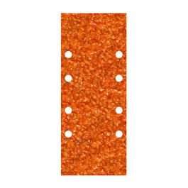 Wolfcraft - Hojas de lijar de corindón perforadas, 93 x 230 mm, grano 40, 5 unidades