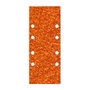 Wolfcraft - Hojas de lijar de corindón perforadas, 93 x 230 mm, grano 40, 5 unidades