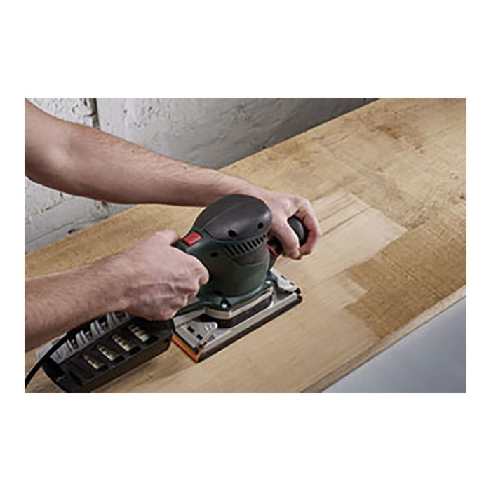 Wolfcraft Hojas de Lijar de Corindón sin Perforación, 93 x 230 mm, Grano 120, Paquete de 8 Unidades