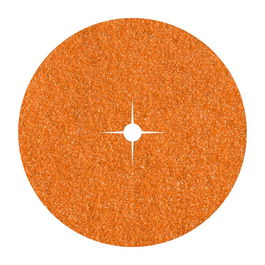 Wolfcraft Disco Abrasivo de Corindón Ø125 mm, Grano 120, 10 uds - Papel de Lija para Lijadora