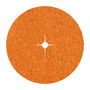 Wolfcraft Disco Abrasivo de Corindón Ø125 mm, Grano 120, 10 uds - Papel de Lija para Lijadora