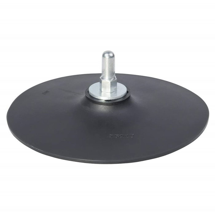 Wolfcraft Plato de goma vástago 8 mm ø125 mm