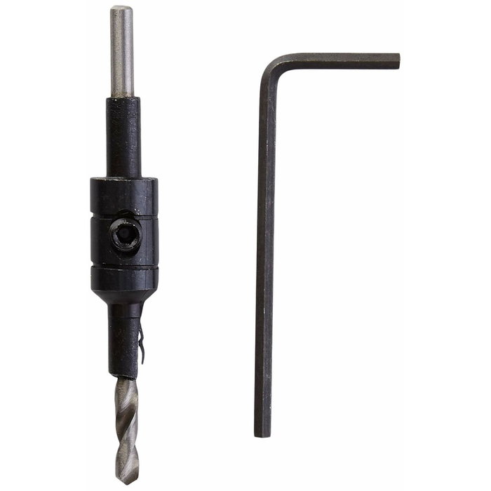 Wolfcraft Juego de Brocas para Madera ø3,50 / ø5,00 / ø9,50 mm