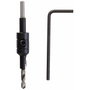 Wolfcraft Juego de Brocas para Madera ø3,50 / ø5,00 / ø9,50 mm