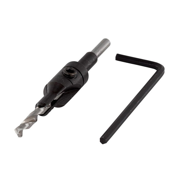 Wolfcraft Broca de taladro para madera ø3,50 / ø5,00 / ø9,50 mm Wolfcraft Broca de taladro para madera ø3,50 / ø5,00 / ø9,50 mm