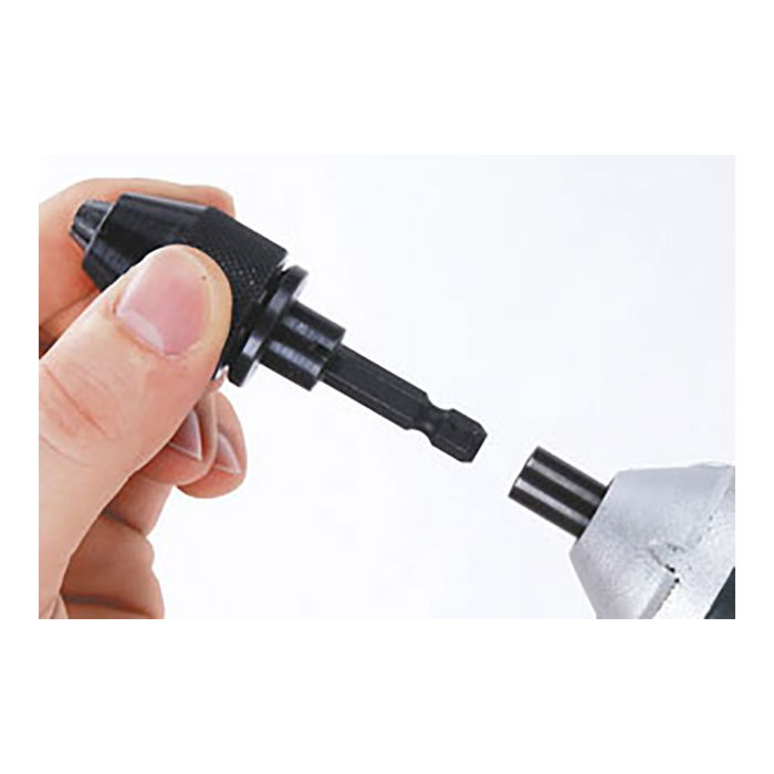 Wolfcraft Portabrocas de Acción Rápida 0,5-6,5 mm Metal Atornilladores Hexagonales