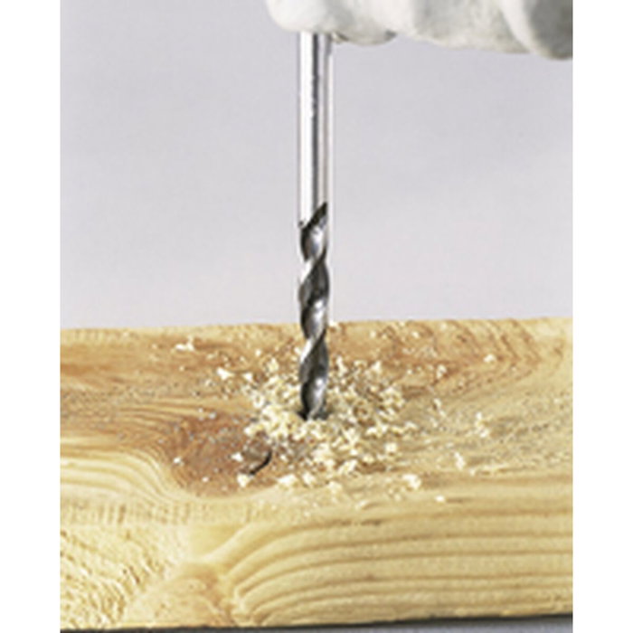 Wolfcraft Juego de 6 Brocas Espiral para Madera