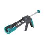 Wolfcraft Pistola Selladora MG 200 Profesional Doméstico Cartuchos Silicona Acrílico Sistema Antigoteo Ergonómica Metal PVC Verde