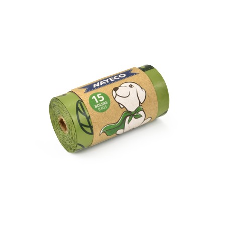 Nayeco Rollo de 15 Bolsas Higiénicas Degradables Aroma Lavanda Verde Nayeco Rollo de 15 Bolsas Higiénicas Degradables Aroma Lavanda Verde