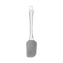 5Five Espátula de silicona con mango de plástico 27,5 cm, Blanco / gris
