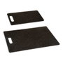 5Five Tabla de Cortar Polipropileno Negro 2 Unidades 25 x 15 x 0.8 cm / 36.4 x 27.5 x 0.8 cm