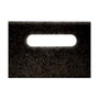 5Five Kit de 2 tablas de corte de polipropileno negro, 25 x 15 x 0,8 cm