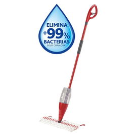Vileda 164014 Sistema de Fregado 1-2 Spray Max, Friega 2 Veces Más Rápido Sin Cubo y Elimina el 99% de Bacterias