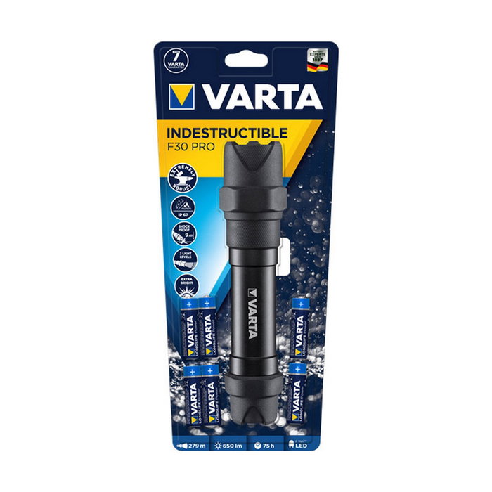 Varta F30 Pro Linterna Indestructible 650 lm