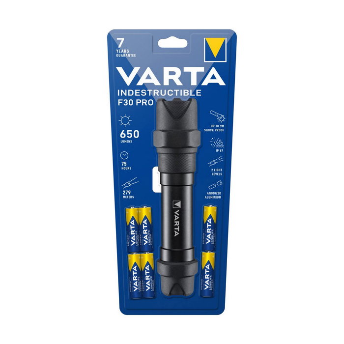 Varta F30 Pro Linterna Indestructible 650 lm