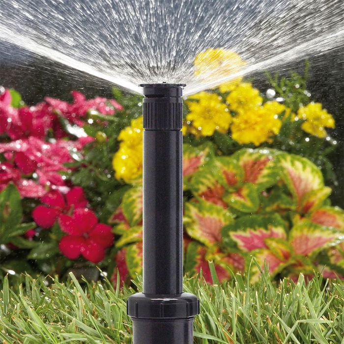 Aqua Control Difusor con tobera, emerge 11 cm, alcance 360° de 4 a 4,5 m