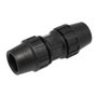 Aqua Control Enlace 20 mm Riego Enterrado Polietileno Negro