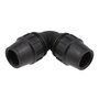 Aqua Control Codo 20 mm Riego Enterrado Polietileno Negro