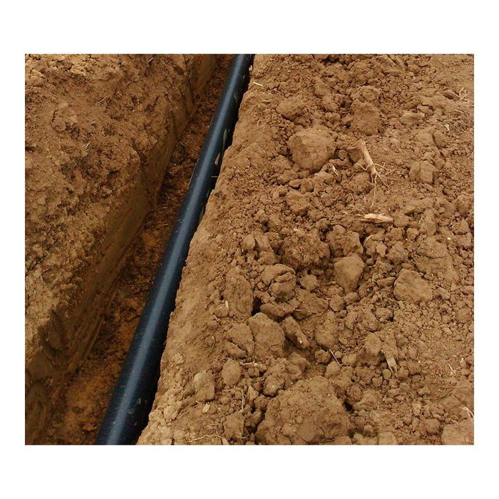 Aqua Control Tubería de Polietileno 20mm x 25m 6 Bar Riego Enterrado Anti UV Negro