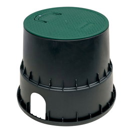 Aqua Control Arqueta Circular 2 Válvulas Ø25 x 30 cm Polipropileno Anti UV Verde/Negro