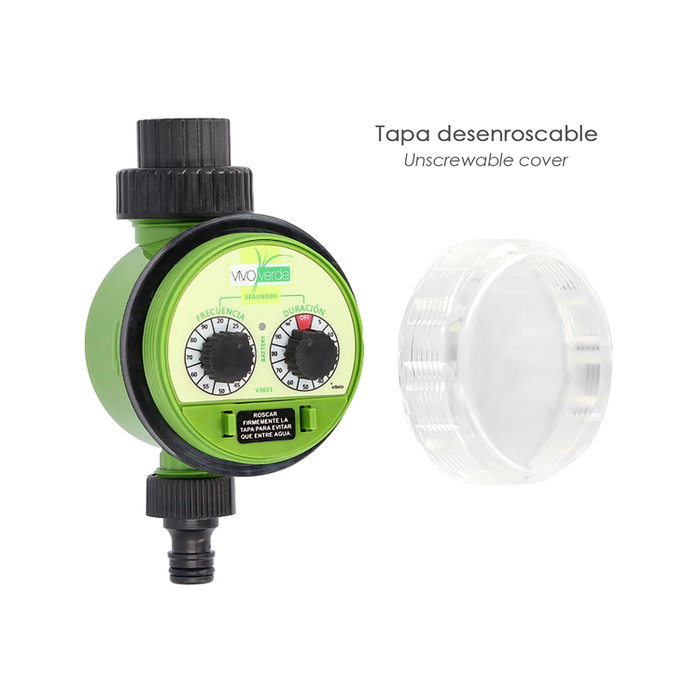 SATURNIA Programador de riego analógico para nebulización 3/4 pulg.