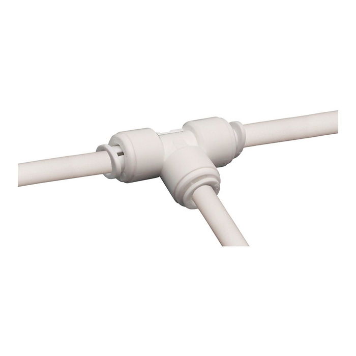 Vivo Verde Adaptador T Polietileno Anti UV 1/4 Pulg Distribución Automática Blanco Vivo Verde Adaptador T Polietileno Anti UV 1/4 Pulg Distribución Automática Blanco