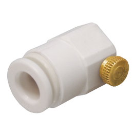 Vivo Verde Tapón final para sistema de nebulización de polietileno 1/4 pulg con tobera