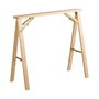 Astigarraga Caballete de pino macizo plegable 73,5 x 79,5 x 40 cm