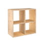 Astigarraga Estantería Modular 6 Cubos Dinamic Pino Macizo 70,8 x 70,8 x 33 cm