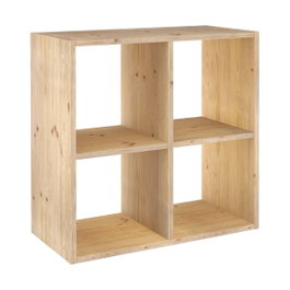 Astigarraga Estantería modular 6 cubos dinamic pino macizo 70,8 x 70,8 x 33 cm