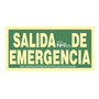 Normaluz Señal de evacuación salida de emergencia, PVC 1mm, Clase A, 320 x 160 mm