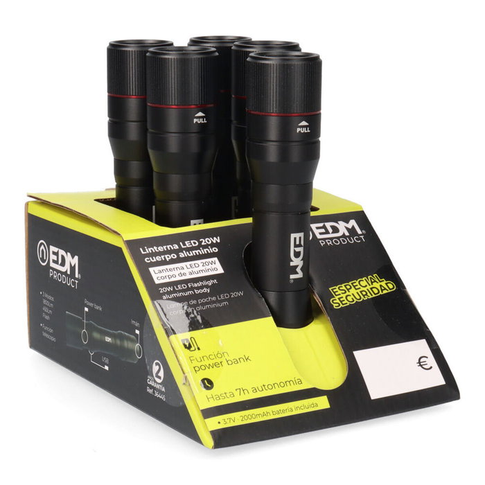Edm Linterna Wild Force KV2 de 1 LED, 20 W, 1800 lm Edm Linterna Wild Force KV2 de 1 LED, 20 W, 1800 lm
