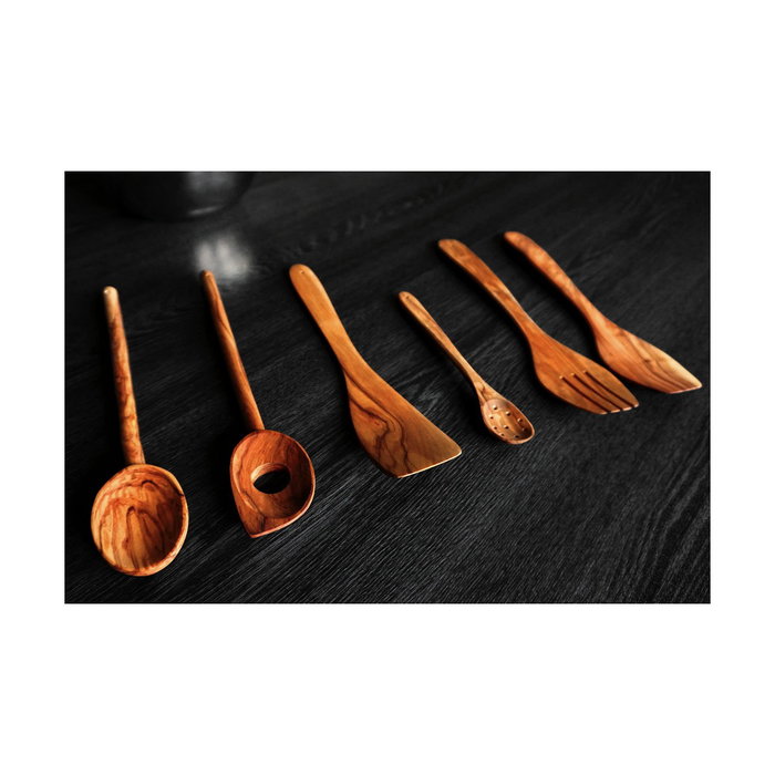 Metaltex Cuchara oval de madera de olivo 30 cm Metaltex Cuchara oval de madera de olivo 30 cm