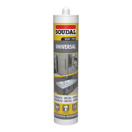 Soudal Silicona universal negra 280 ml