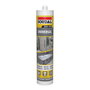 Soudal Silicona Universal Negra 280 ml, Sellador Acético para Construcción de Alta Elasticidad