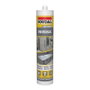 Soudal Silicona Universal Gris 280 ml Acética Elástica para Construcción Interior/Exterior