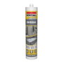 Soudal Silicona Universal Acética Aluminio 280 ml Máxima Elasticidad y Poder de Sellado